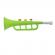 Jucarie trompeta, zgomot de trompeta, verde, 30 x 10 cm, dalimag