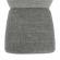 Scaun tapiterie textil gri picioare metal alb coleta 41x49x96 cm