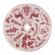 Covoras brad craciun textil ivoire rosu 90 cm