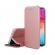 Husa de protectie flippy compatibila cu huawei p40 lite e magnet book case roz-auriu