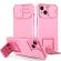 Husa defender cu stand pentru iphone 13 pro max, roz, suport reglabil, antisoc, protectie glisanta pentru camera, flippy
