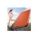 Husa Flip din Piele compatibila cu Samsung Galaxy A52 S-View, Smart Stand, Orange