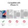 Folie Sticla Premium pentru iPhone 14, 5D, Full Cover acopera tot ecranul, Full Glue, Negru