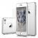 Husa pentru Apple iPhone 7+ Silver acoperire completa  360grade cu folie de sticla gratis