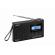 Radio portabil akai apr-600 0.8 w, negru