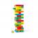 Jucarie din lemn - turnul tonny cu piese colorate