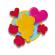 Set creativ copii beedz - margele de calcat flori si inimi parfumate