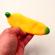 Jucarie squeeze, model banana, antistres, galben,13 cm , pentru copii