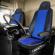 Set huse scaun umbrella pentru man tgx euro 6 eco leather+velvet albastru