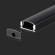 Profil aluminiu pentru banda led 2m v-tac 17.4mm x 7mm negru