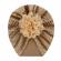 Caciulita tip turban din catifea cu floare aplicata (marime disponibila: 3-6