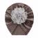 Caciulita tip turban din catifea cu floare aplicata (marime disponibila: 6-9