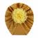 Caciulita tip turban din catifea cu floare aplicata (marime disponibila: 6-9