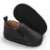 Pantofiori negri tip mocasini (marime disponibila: 3-6 luni (marimea 18