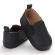 Pantofiori negri tip mocasini (marime disponibila: 3-6 luni (marimea 18