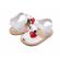 Sandalute albe cu inimioare (marime disponibila: 12-18 luni (marimea 21