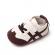 Adidasi ivoire cu maro pentru bebelusi (marime disponibila: 9-12 luni (marimea