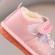 Pantofi roz imblaniti - teddy (marime disponibila: 3-6 luni (marimea 18