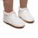 Pantofiori albi imblaniti pentru fetite - lulu (marime disponibila: 6-9 luni