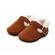 Pantofiori maro imblaniti pentru fetite - lilly (marime disponibila: 6-9 luni
