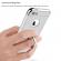 Husa telefon Iphone 6/6S Plus ofera protectie 3in1 Ultrasubtire - Silver S Ring